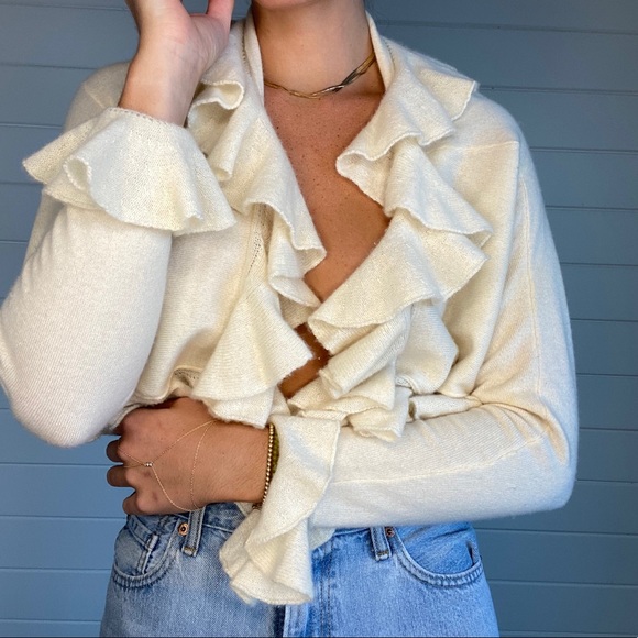 Ralph Lauren 100% Cashmere Cardigan - Picture 2 of 4